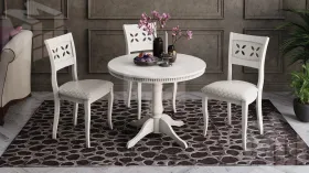 Стол обеденный Орландо Т1 исп.2 - Б-111 Белый матовый