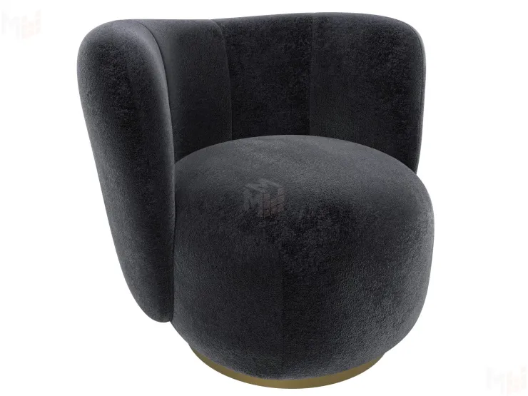 Кресло Лига-072 ( велюр TOWER 11 темно-серый )