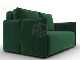 Диван прямой Лига-117 ( SEVEN 626 зеленый )