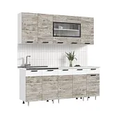 Кухня Рио New 2,0 (490) Юкон/Белый, Белый (Антарес)