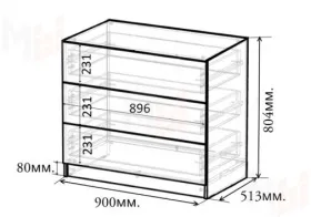 Комод ФТР-12 Фанки Тревел  Комод ФТР-12 Фанки Тревел