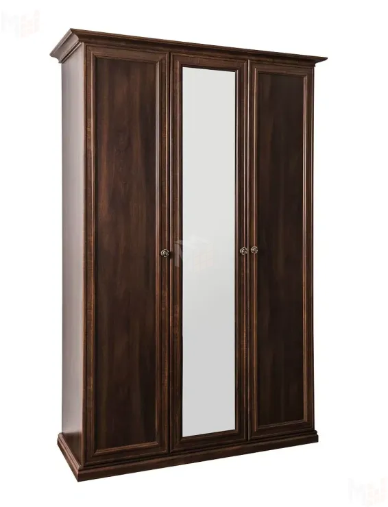 Шкаф Афина 3-дверный (2+1) с зеркалом караваджо