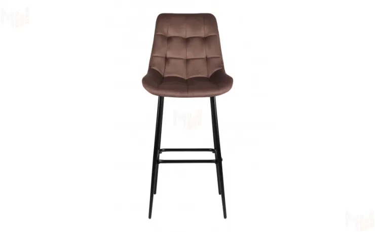 Барный поворотный стул Эйден Confetti coffee/черный