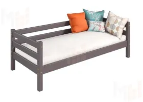 Детская кровать Соня 2 с задней защитой (Лаванда)