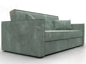 Диван прямой Лига-104 (160) ( BRUT 08 зеленый )