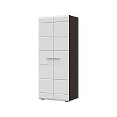 Шкаф 2х ств Вегас венге - белый глянец