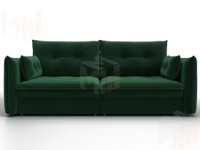 Диван прямой Лига-100 НПБ ( SEVEN 626 зеленый )