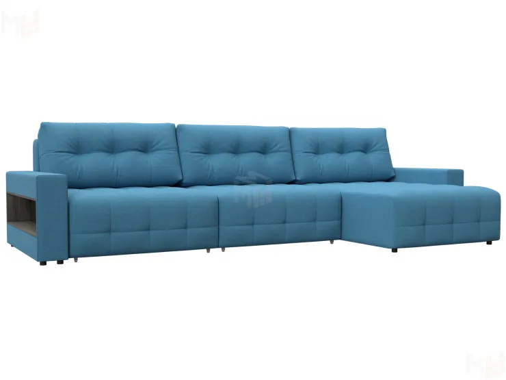 Диван угловой с полками Лига-053 НПБ Лонг