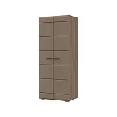 Шкаф 2х ств Вегас ясень шимо темный - кофе с молоком