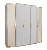 Шкаф Замира 5-дверный бежевый