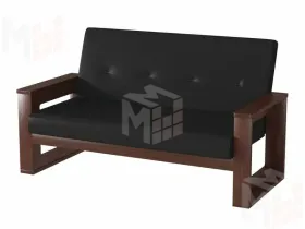 Диван Стикер нераскладной Люкса Блек