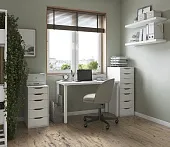 S00449 Ингар 1/ТТ стол письменный 120x75x55, белый