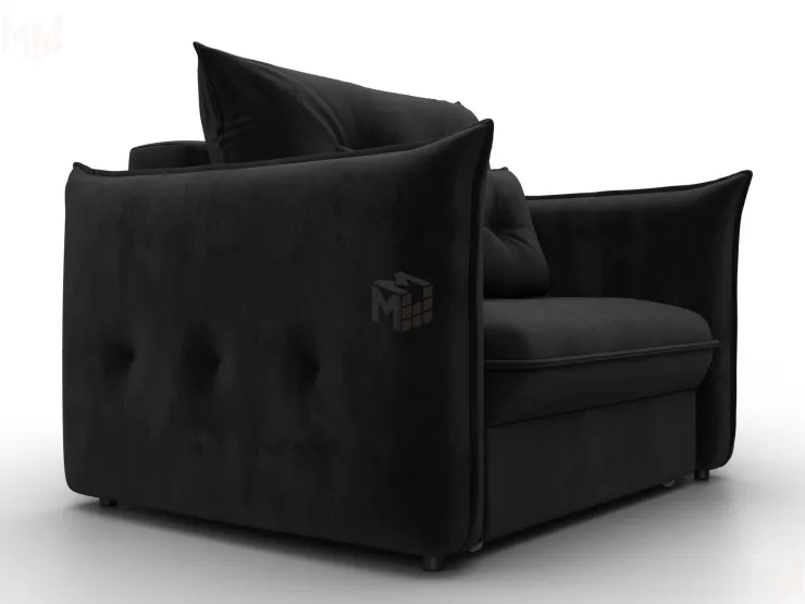 Кресло Лига-100 НПБ ( SEVEN 35 черный )