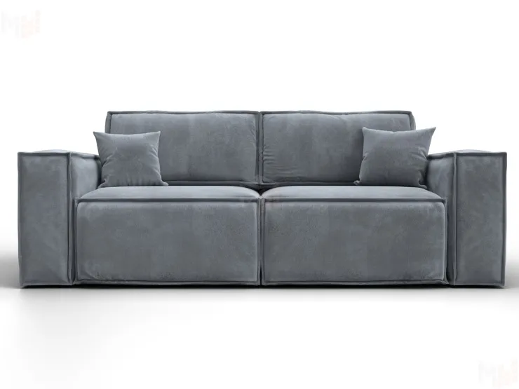 Диван прямой Лига-081 НПБ ( TOWER 10 серый )