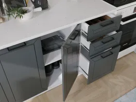 Кухонный гарнитур Глетчер 2,0 графит