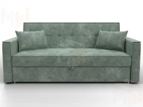 Диван прямой Лига-104 (160) ( BRUT 08 зеленый )
