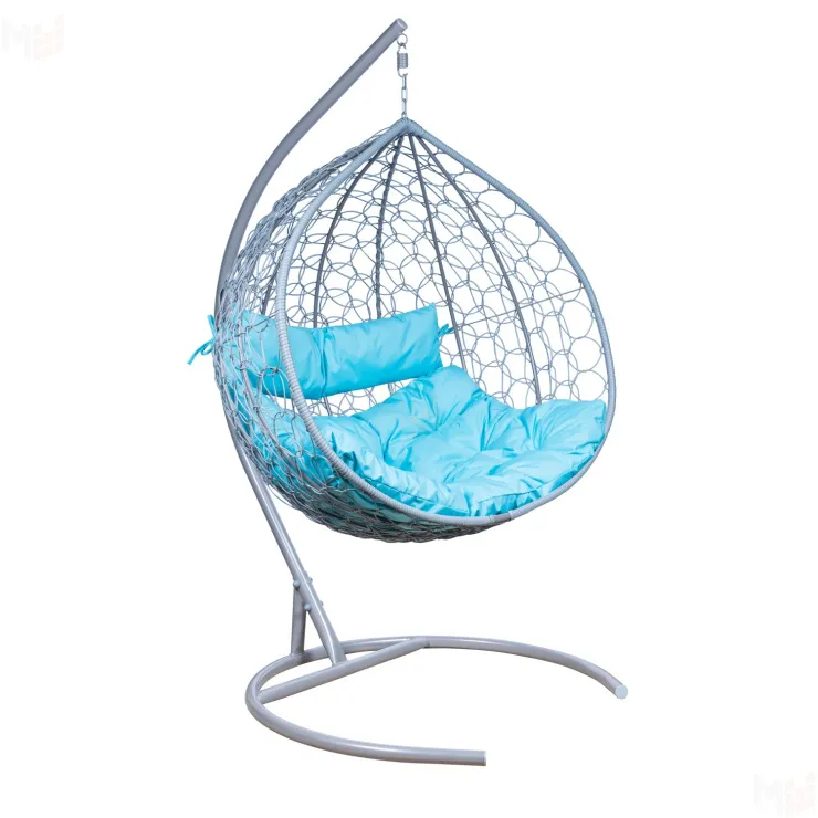 Подвесное кресло LESET БАЛИ (Серый/Бирюза яркая)