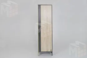 Шкаф Гретта 3 Ясень Черный/Дуб Сонома