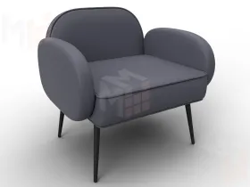 Кресло Лига-086 ( экокожа GRIFON 15 серый )