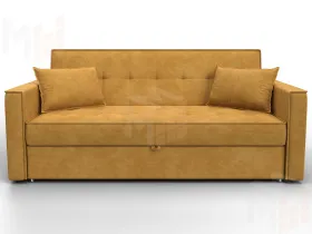 Диван прямой Лига-104 (160) ( BRUT 10 желтый )