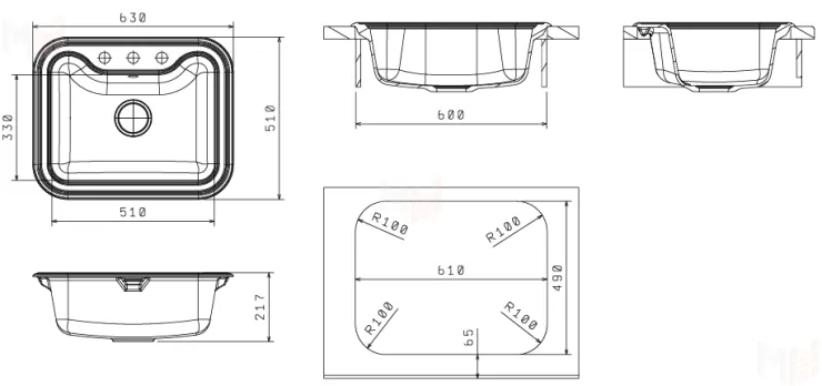 Мойка Крит 630