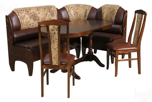 Кухонный уголок с раздвижным столом Трапеза Комфорт