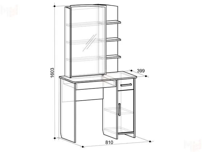 Трюмо Виктория-1