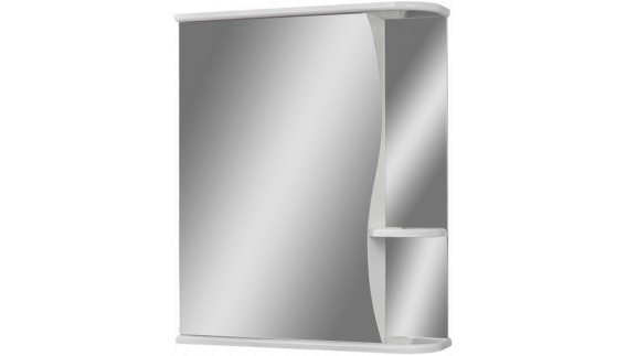 Зеркало-шкаф Волна-1 55 см левый
