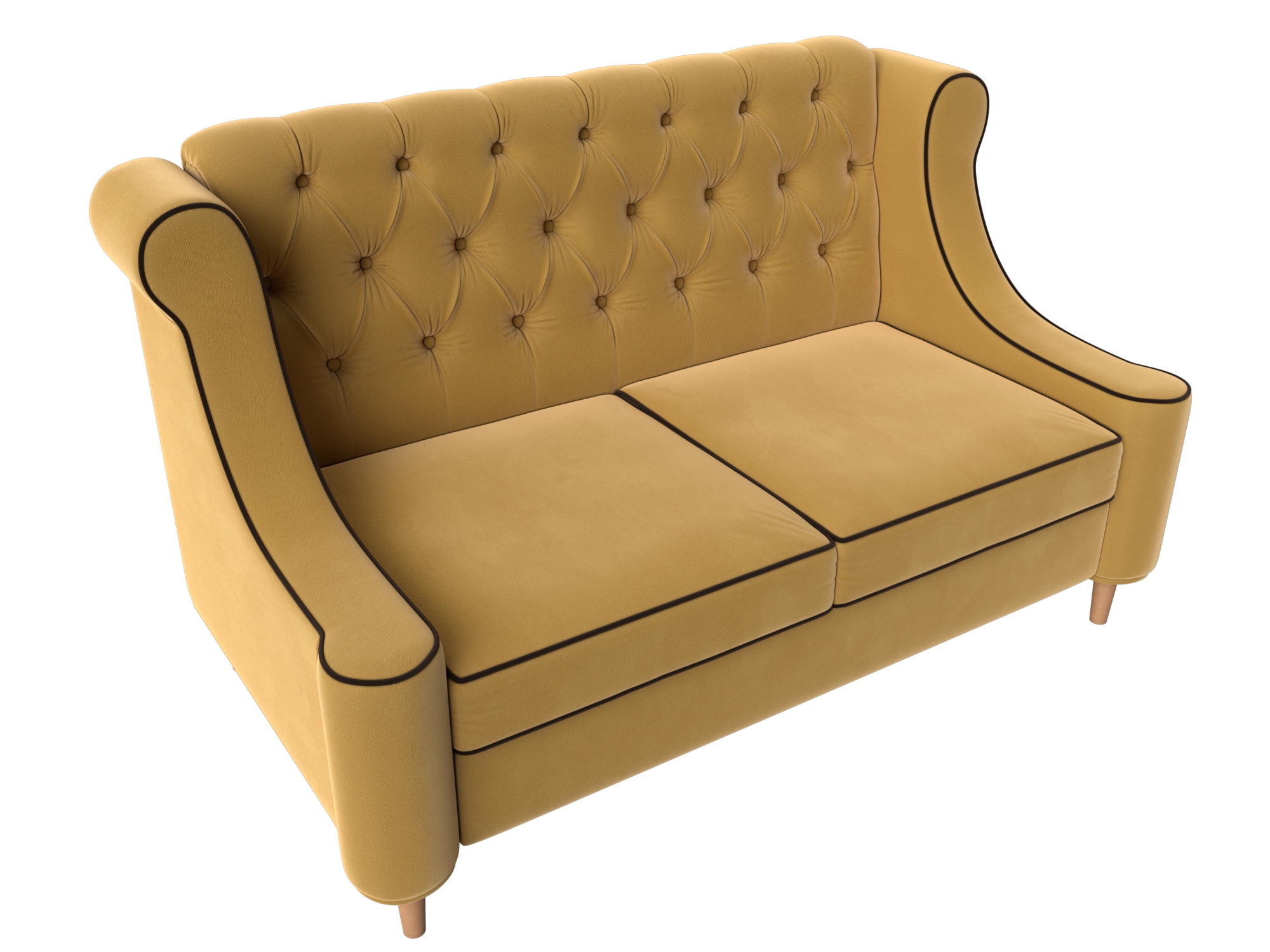 Прямой диван Бронкс (Желтый)