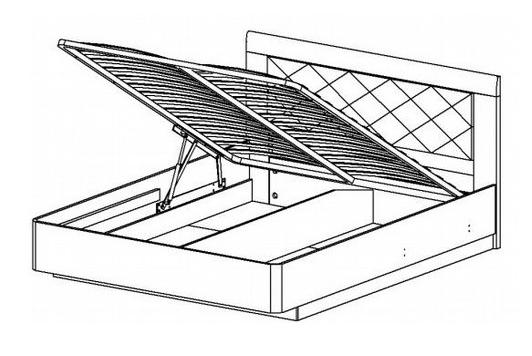 Кровать с подъемным механизмом №28.2М (МК-44)