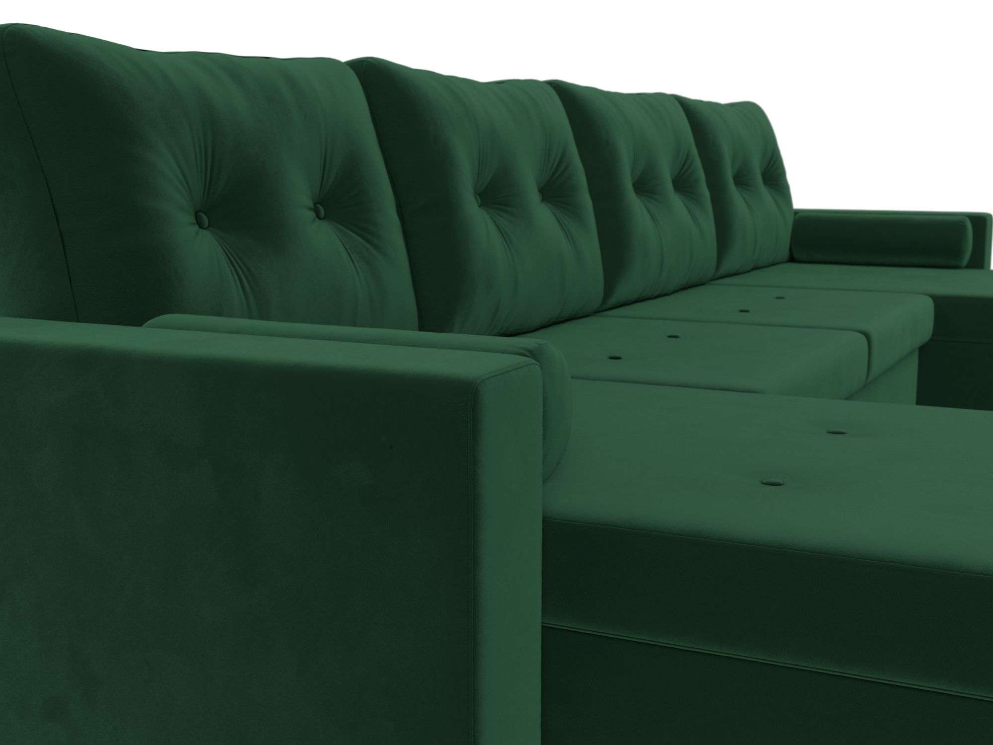 П-образный диван Белфаст (Зеленый)