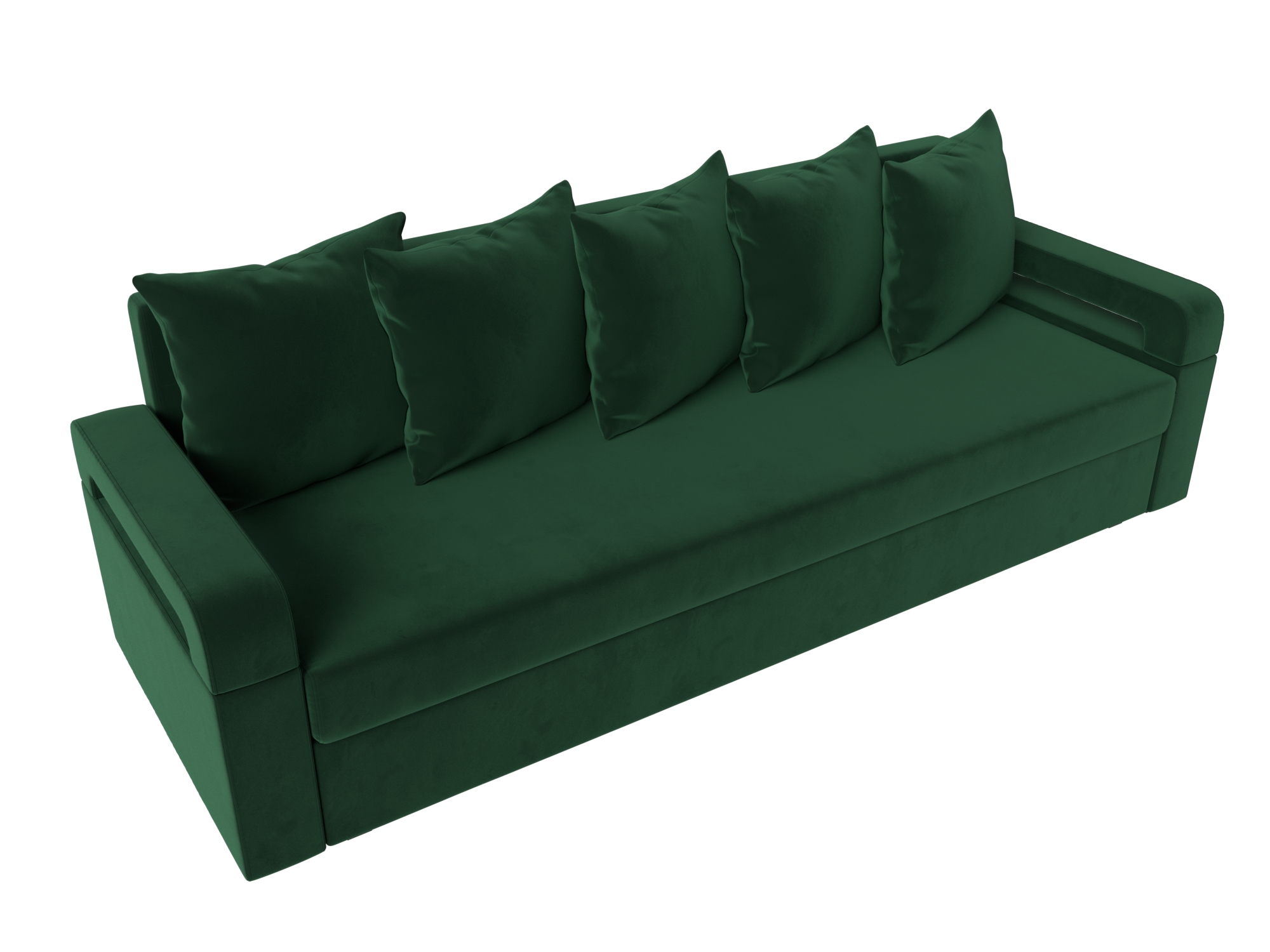 Прямой диван Гермес Лайт (Зеленый)