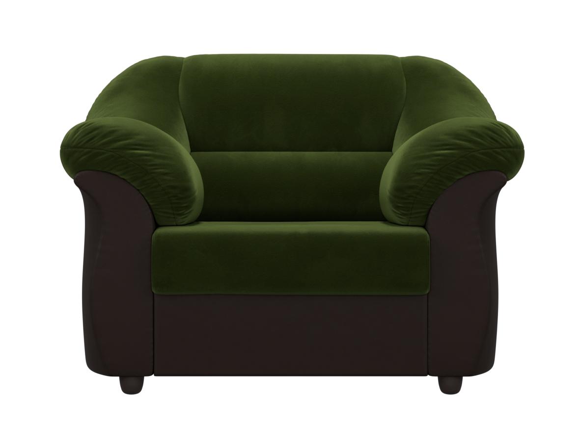 Кресло Карнелла (Зеленый\Коричневый)