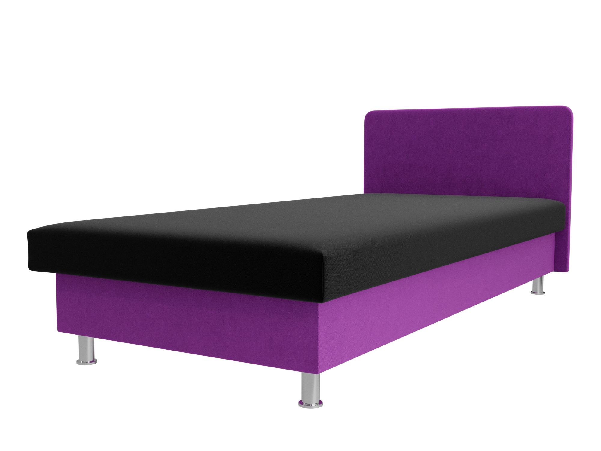 Кровать Мальта (черный\фиолетовый)