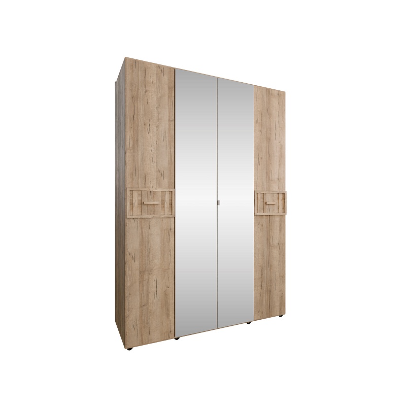 Шкаф для одежды и белья SCANDICA OSLO 555 ФАСАД Зеркало/Стандарт