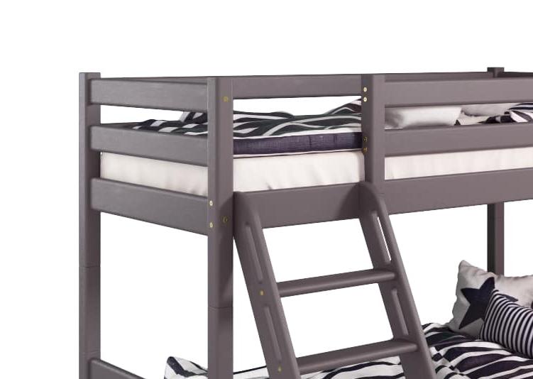 Двухъярусная кровать Соня 10 с наклонной лестницей (Лаванда)