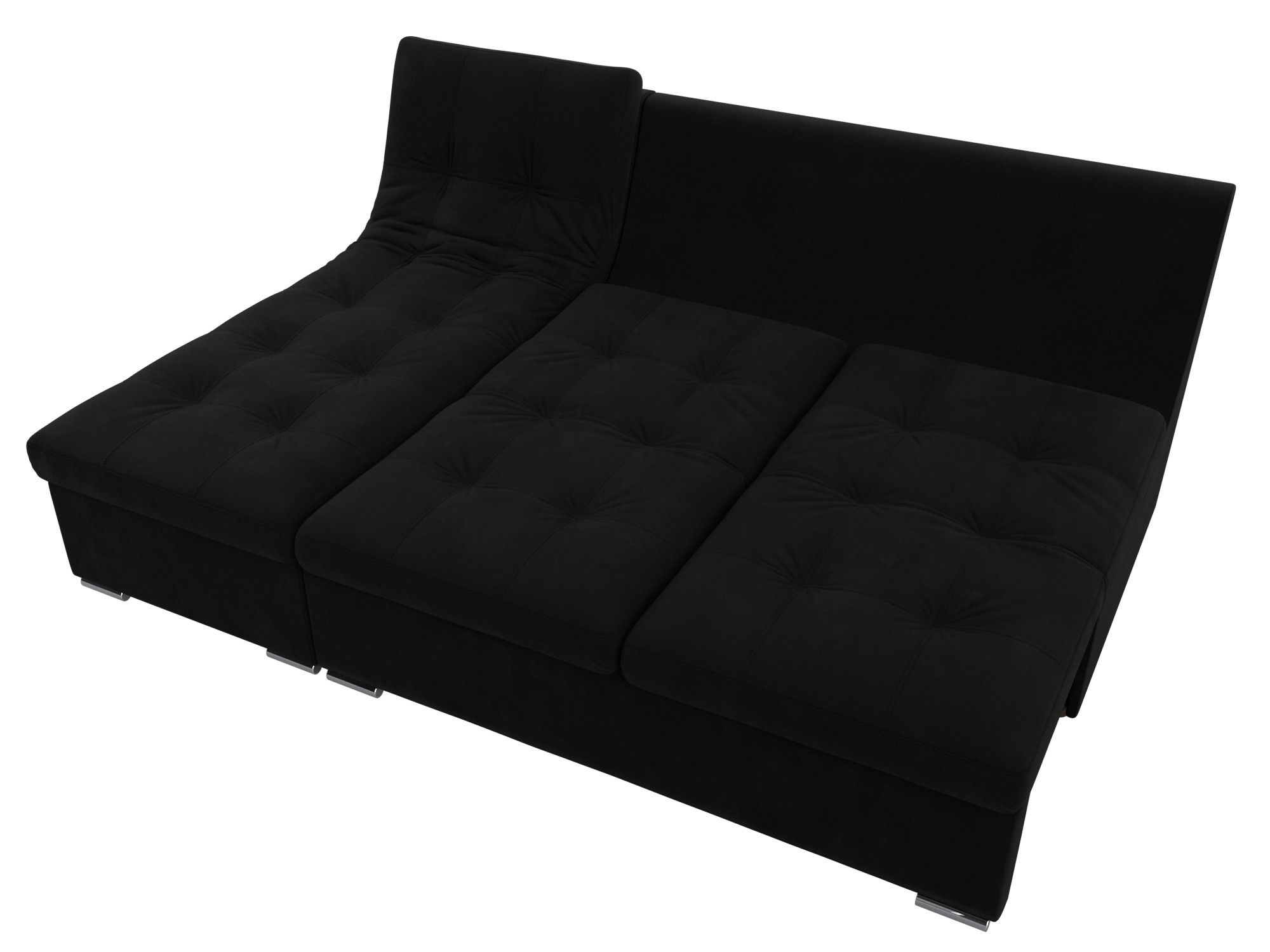 Угловой диван Релакс угол левый (Черный)