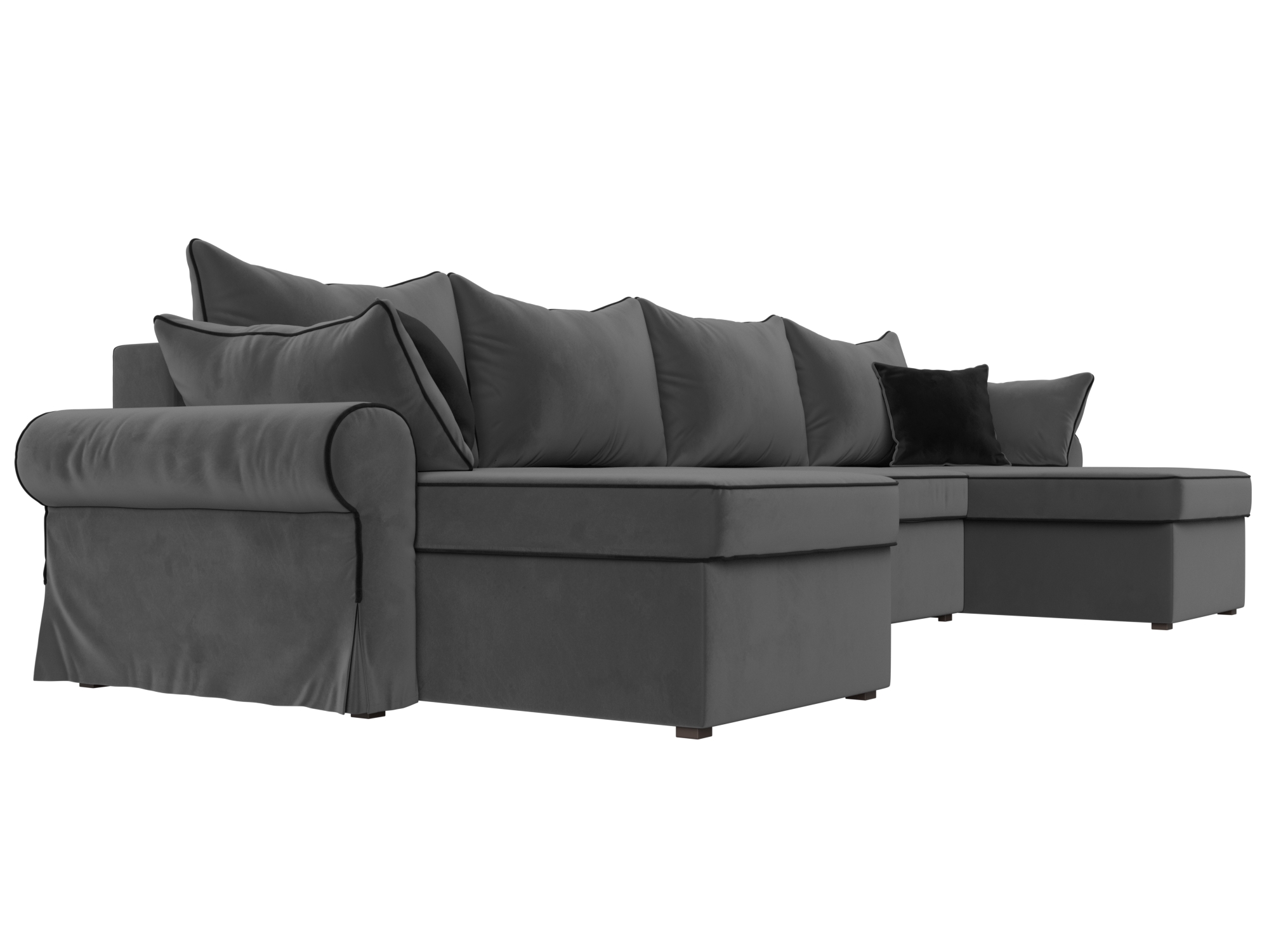 П-образный диван Элис (Серый)