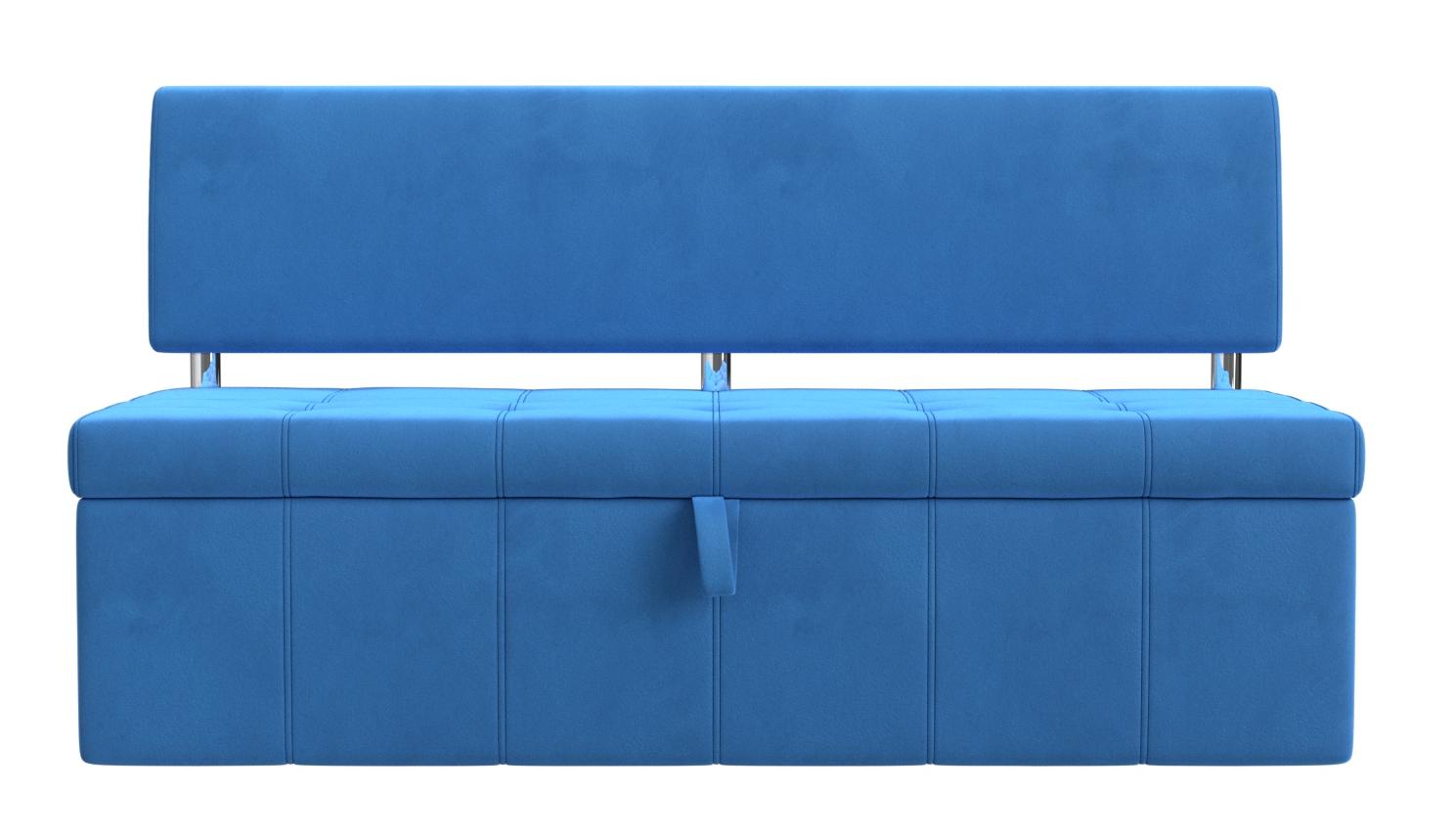 Кухонный прямой диван Стоун (Голубой)