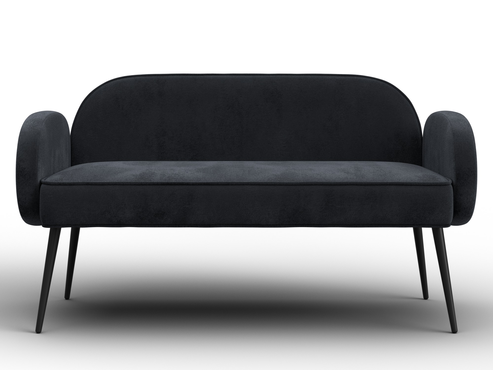 Диван прямой Лига-086 ( TOWER 11 темно-серый )