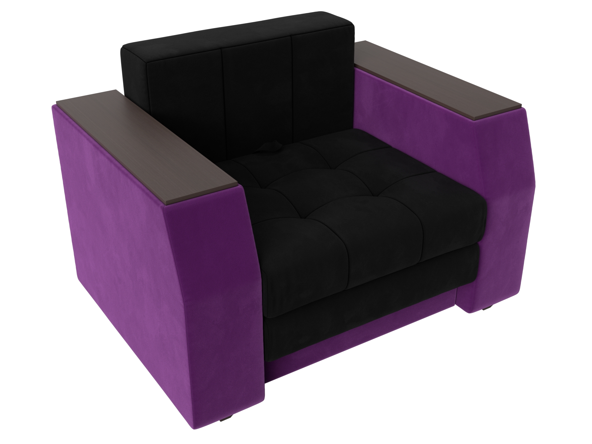 Кресло-кровать Атлантида (Черный\Фиолетовый)