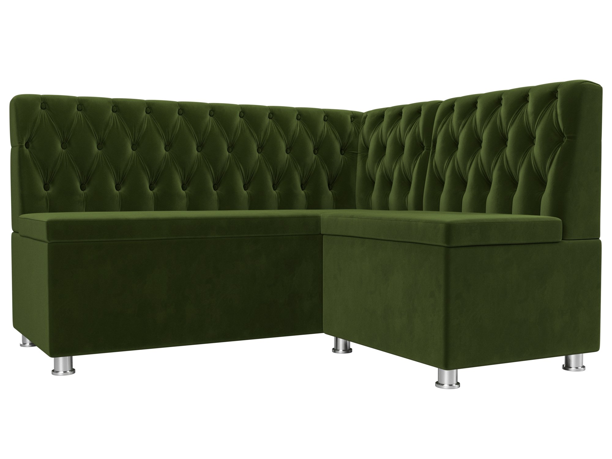Кухонный угловой диван Мирта (Зеленый)