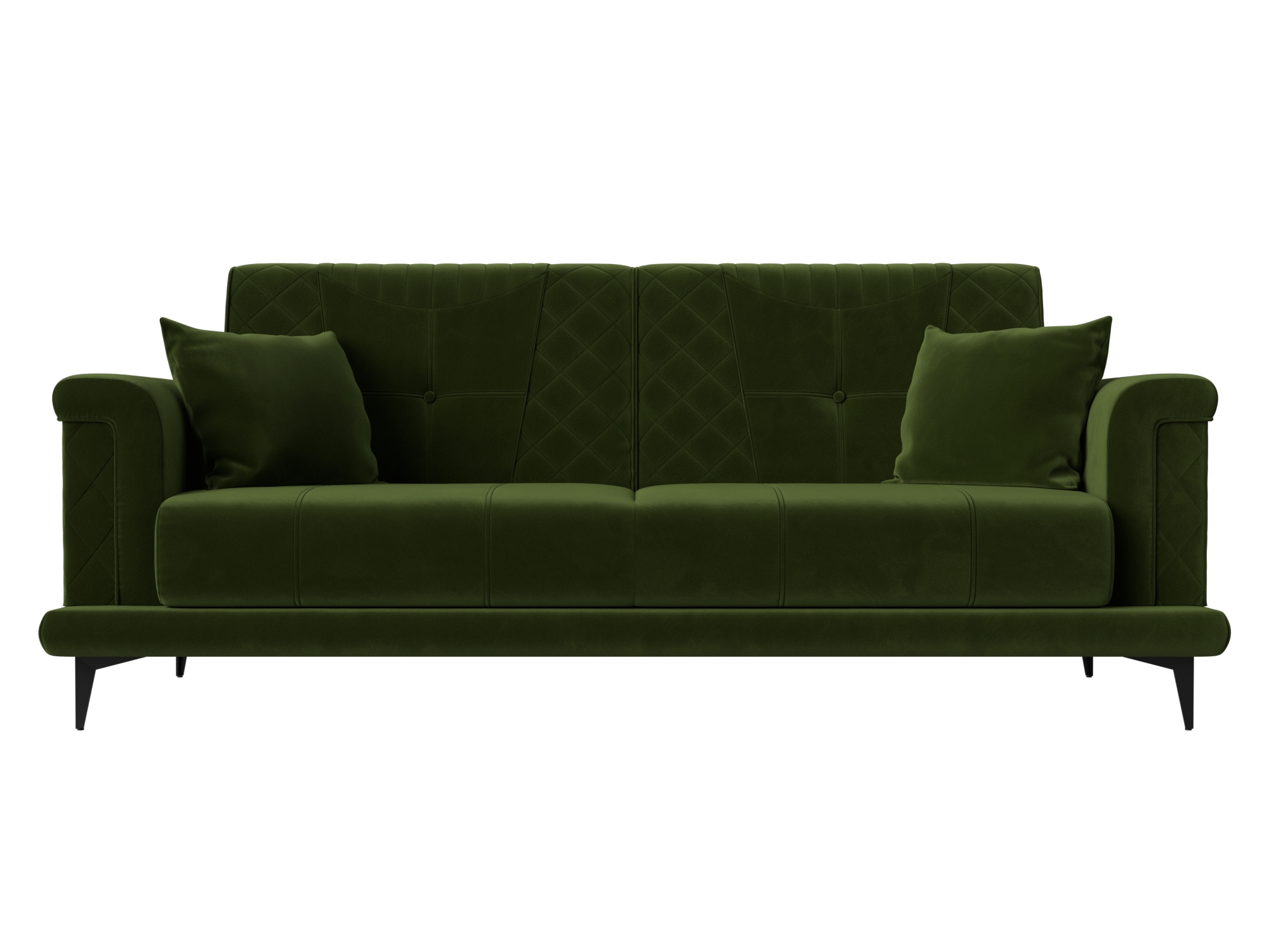Прямой диван Неаполь (Зеленый)