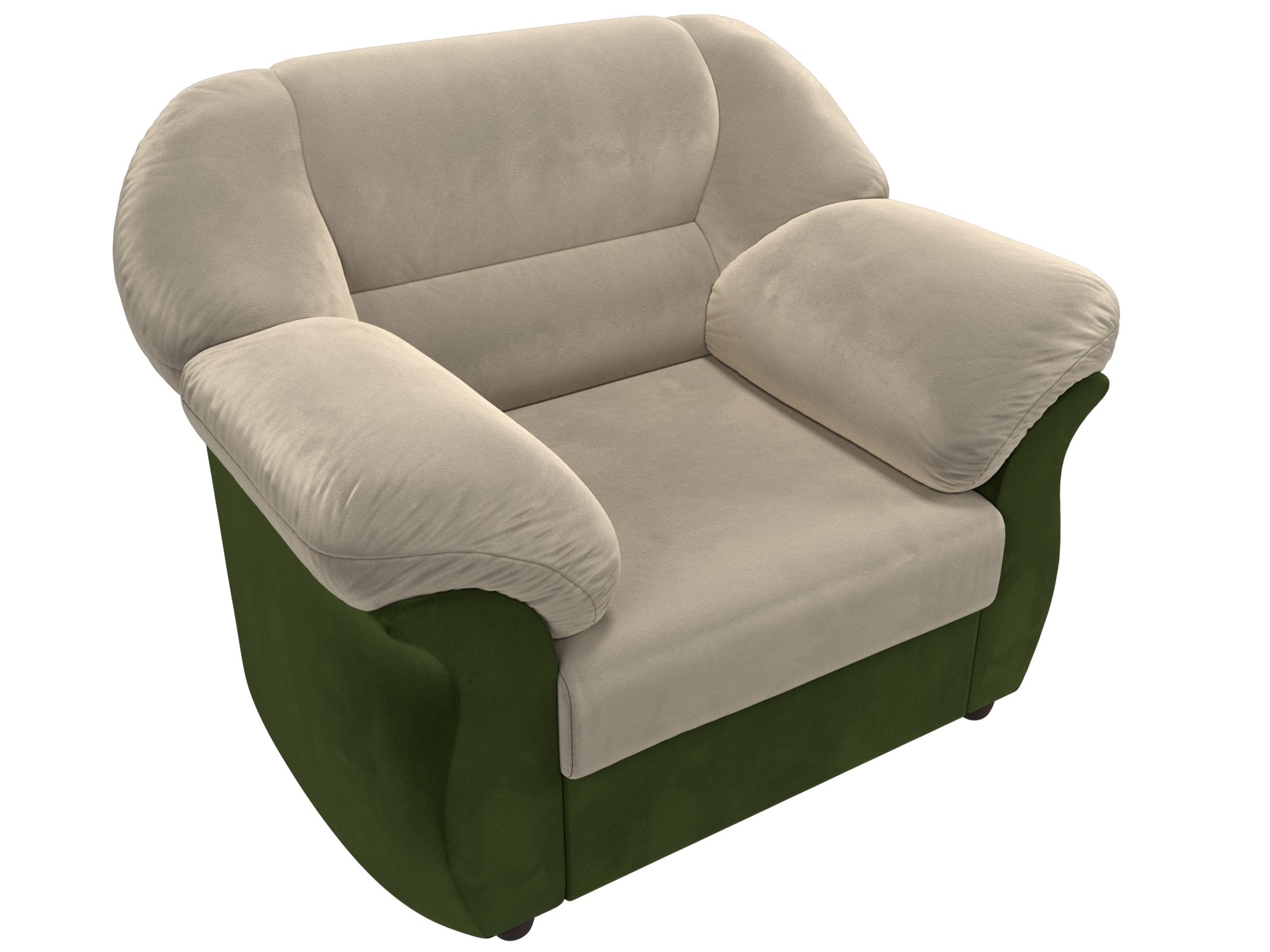 Кресло Карнелла (Бежевый\Зеленый)