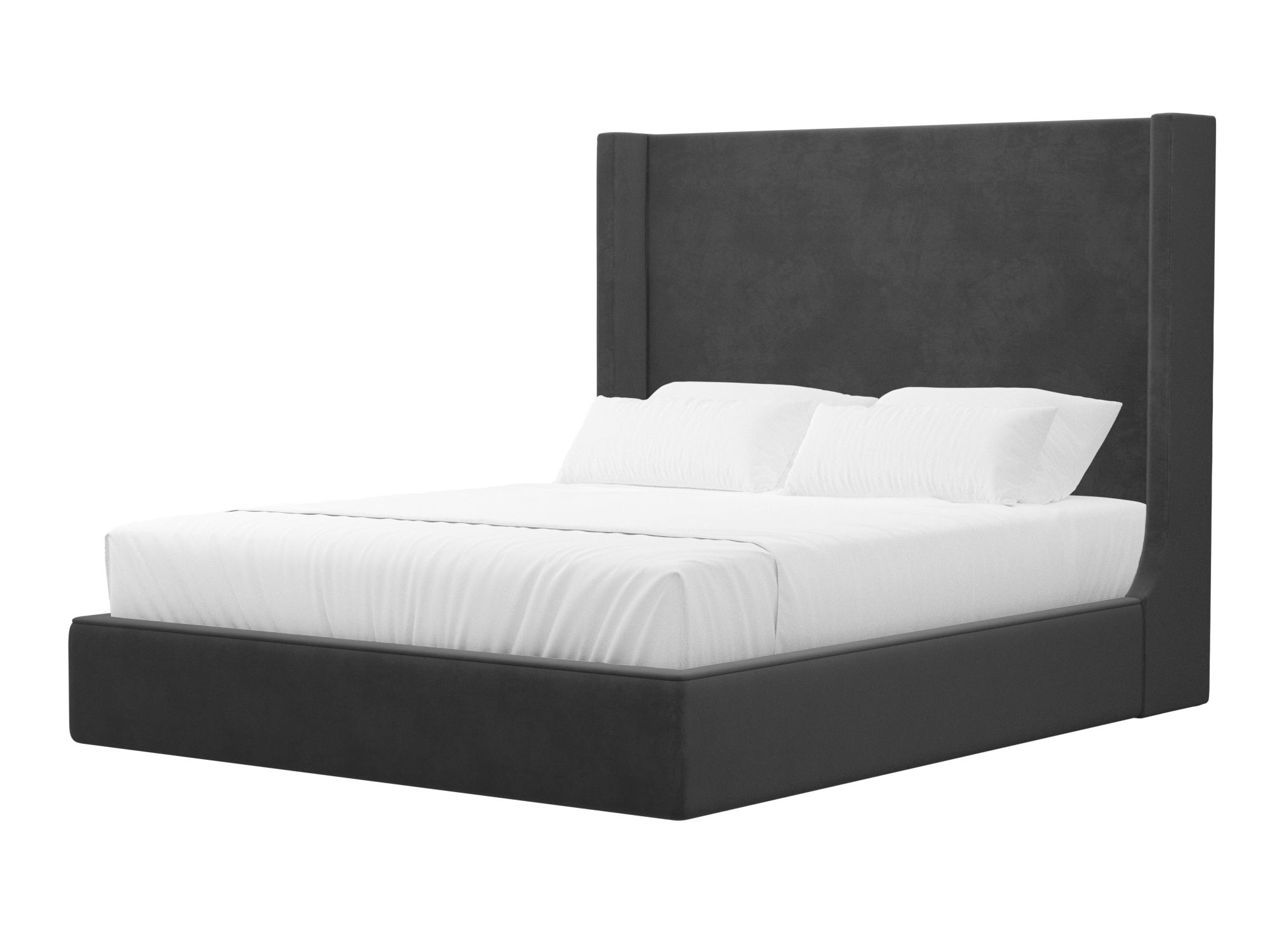 Интерьерная кровать Ларго (Серый)