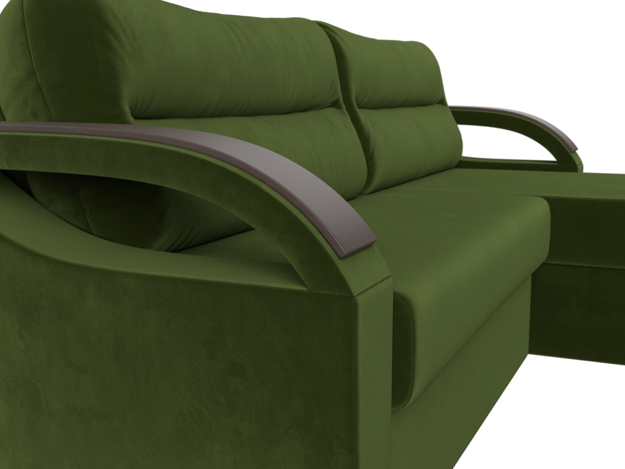 Угловой диван Форсайт правый угол (Зеленый)