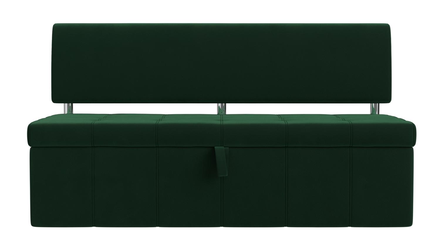 Кухонный прямой диван Стоун (Зеленый)