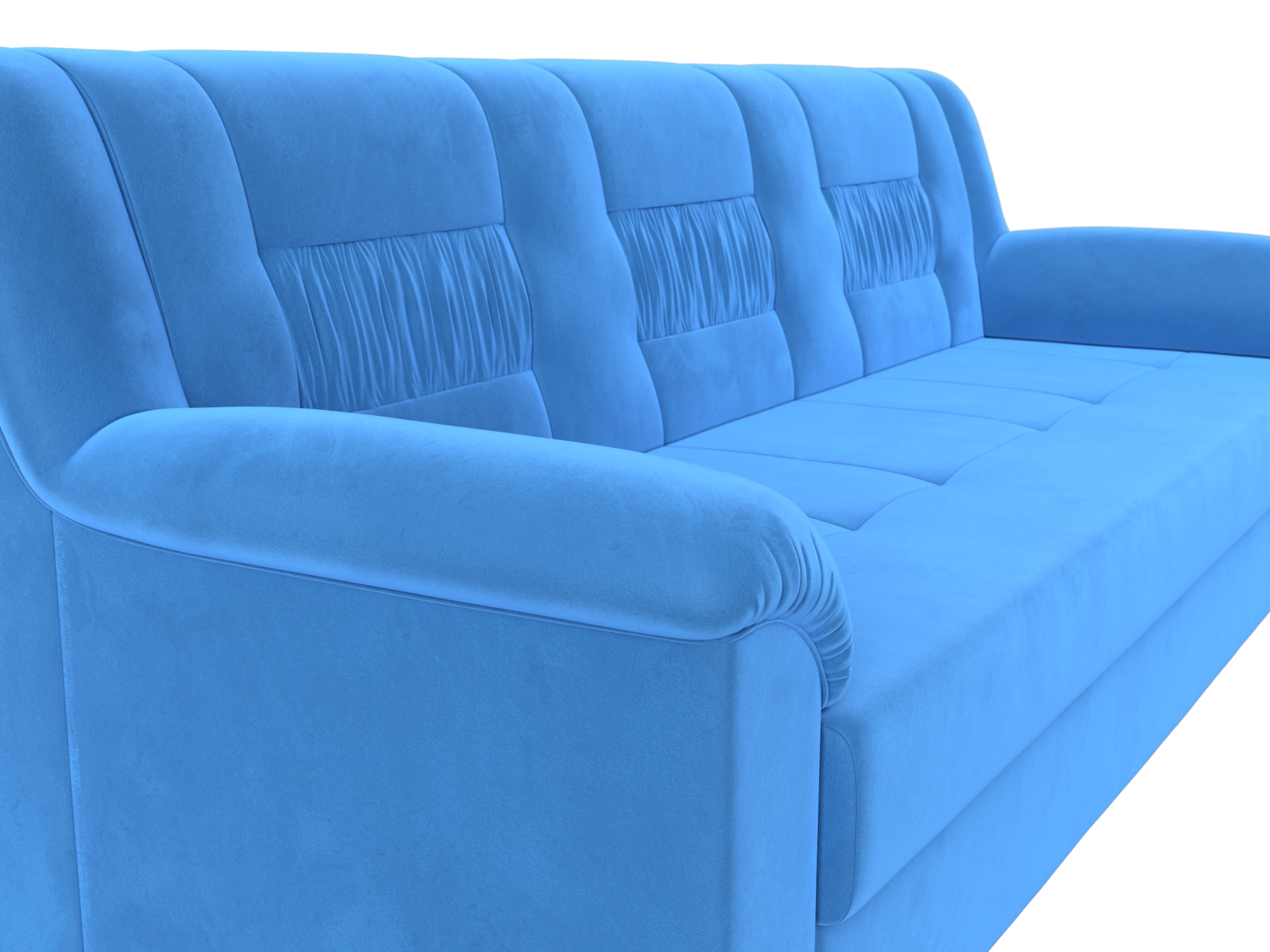 Прямой диван Карелия (Голубой)