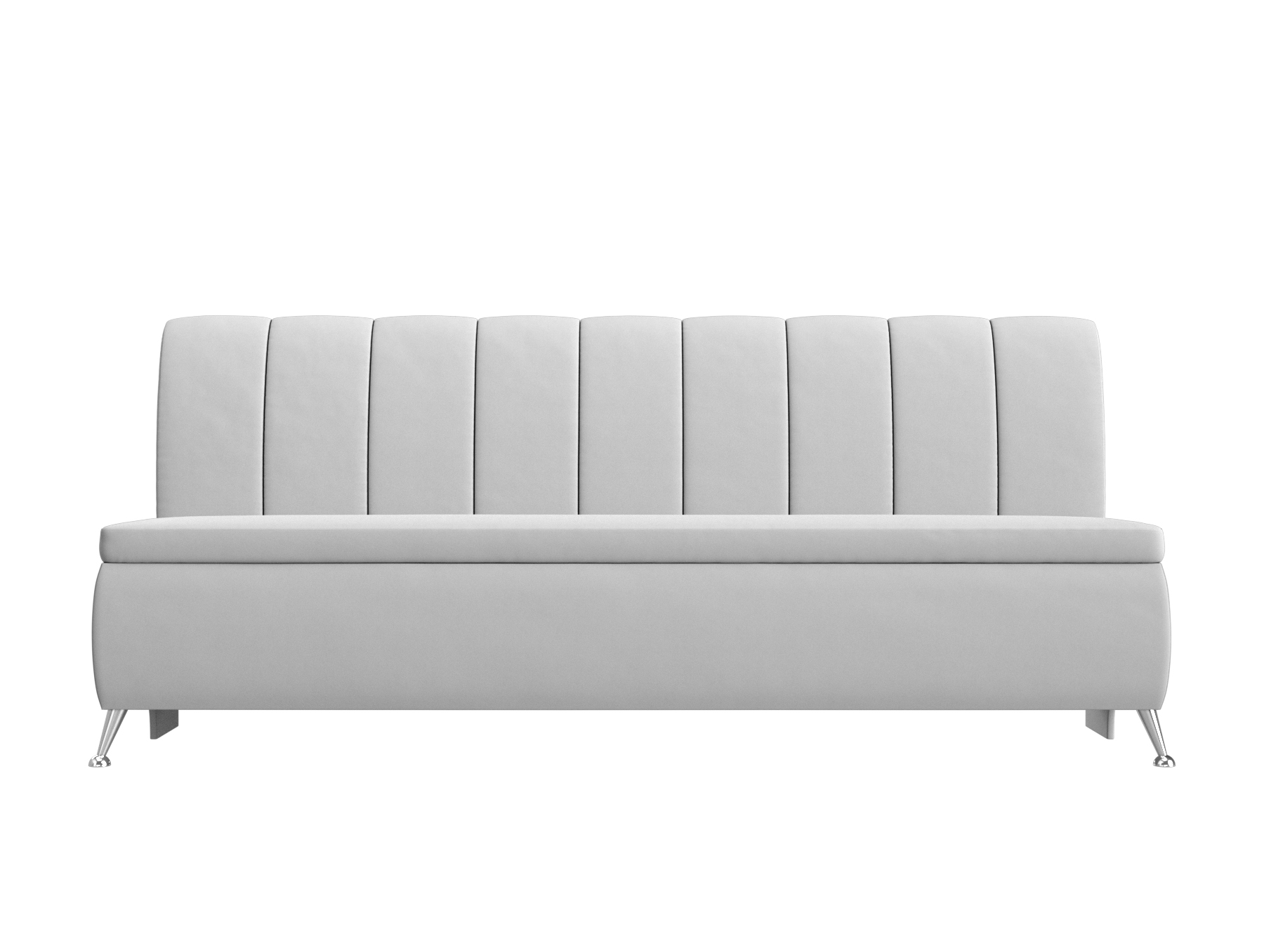 Кухонный прямой диван Кантри (Белый)