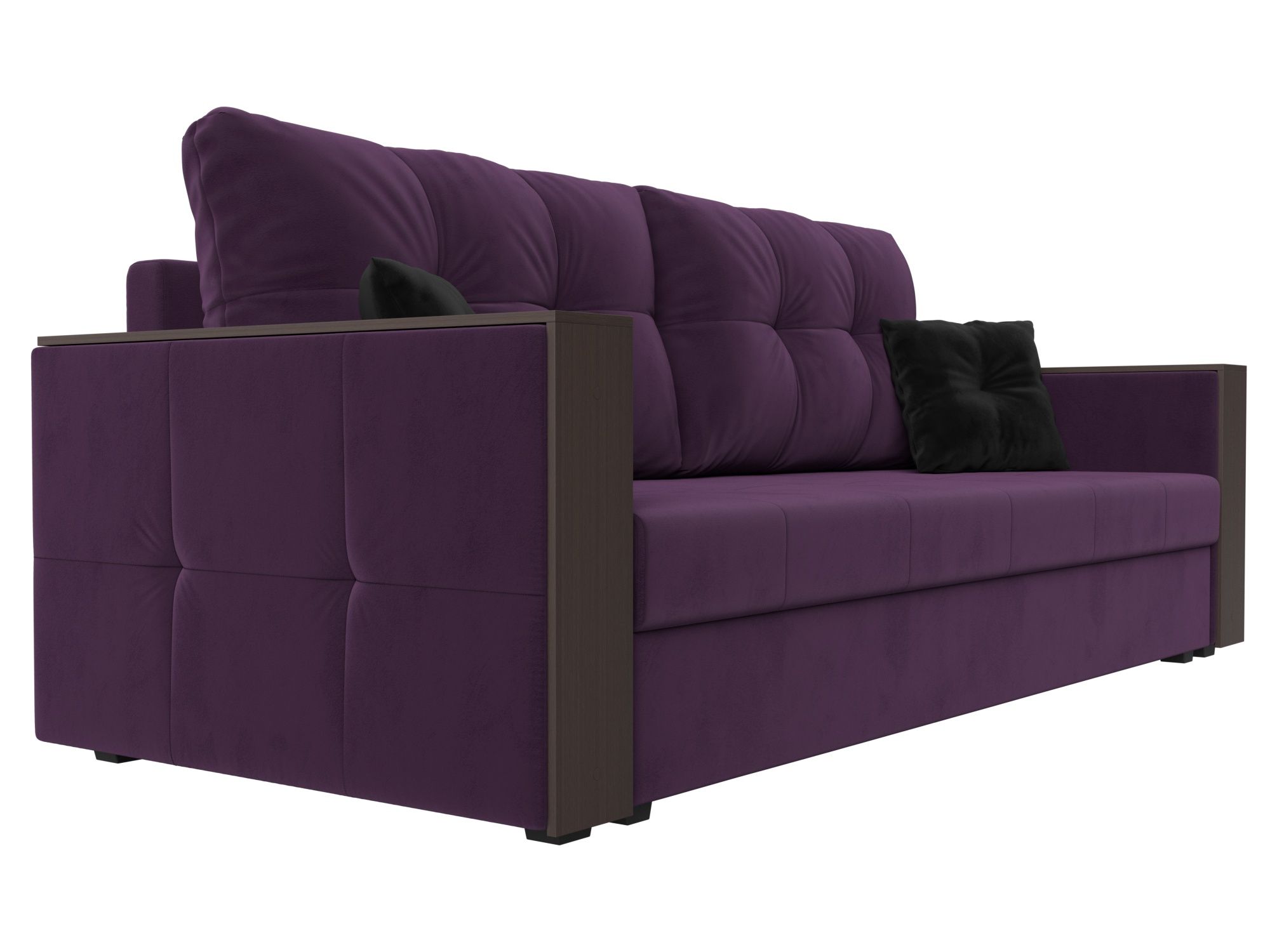 Прямой диван Валенсия С (Фиолетовый)
